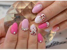 ネイルサロン プルミエール(Premiere)/ピンク＆ホログラム