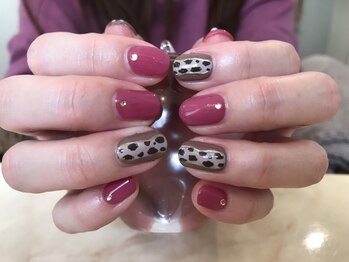 リオッサ オブ ラグーン(RIOSSA of Lagoon)/くすみパープル×アニマル柄