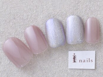アイネイルズ 三宮店(I nails)/シルバーマグネット¥6000