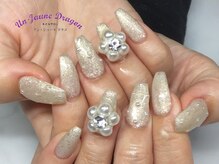 アン ジョーヌドラゴ/【自爪ネイル】パールフラワー