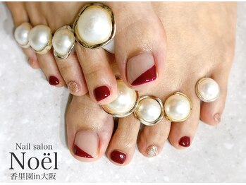 ノエル(Noel)/フット ボルドーネイル