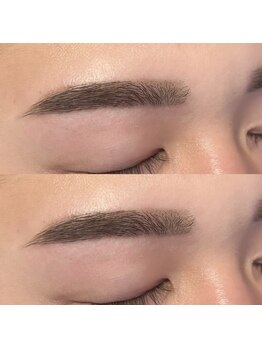 アイブロウドット 大宮(iBROW.)/メンズアイブロウbefore→After