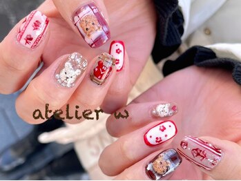 アトリエ ダブリュー バイ エニイテトロ(atelier W by ANYTETRO)の写真/【高技術手描きアート】持ち込み◎最高のネイルでもっと楽しいイベントに！音楽フェス等にもオススメ♪