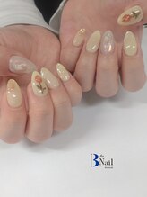 ビートゥーネイル 梅田(B to Nail)/持ち込み/ぷっくりフラワネイル