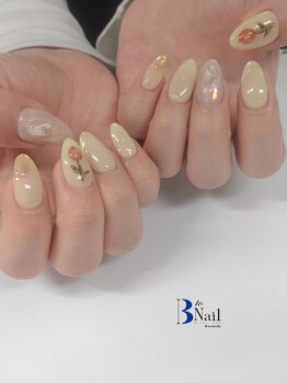 ビートゥーネイル 梅田(B to Nail)/持ち込み/ぷっくりフラワネイル