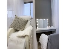 ボスケリッチ(VOSKERICH)の雰囲気(半個室でゆったり♪お出かけ前にも嬉しい♪メイク直しスペースも)