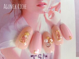 【珊瑚ネイル】