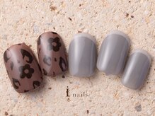 アイネイルズ 町田店(I nails)/フラワーレオパードネイル8480円