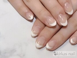 シンプルフレンチネイル