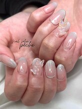 ペッシュ(peche)/Butterfly × white