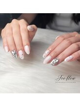 フーフロー(Fooflow)/ピンクホワイト×埋めつくし