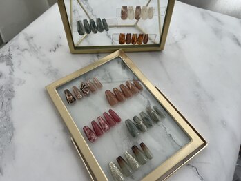 ネイルサロン ウノ 湘南平塚(UNO)の写真/定額制なので安心して毎月通える♪デザインも迷うほど沢山！韓国ネイルなどトレンドデザインもお任せ！