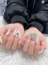 長さだし+デザイン+つけ放題