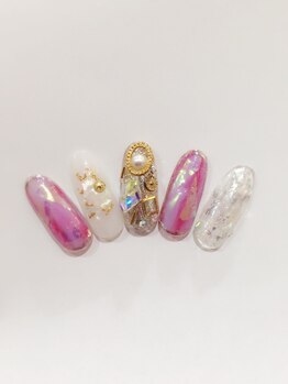 エトワール 大垣店(Etoile)/ピンクフィルムネイル☆