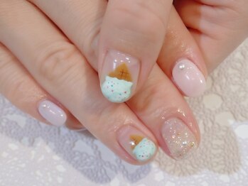 ラルネイル 大宮(Lull. nail)/アイスクリーム(*^^*)