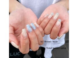 爽やかなカラー♪ネイルデザイン