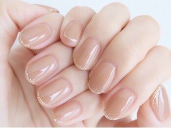 モコモコネイル(mokomoko nail)の写真/＜金沢市笠舞エリア☆完全個室のプライベートサロン＞ワンカラー/フレンチ/クリアネイルも◎