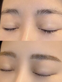 ココミーサロン(CoCo me salon)の写真/【SNSで話題★】似合わせアイブロウWAXでグッとあか抜け美人眉に♪骨格に合わせて最適な眉毛をご提案！