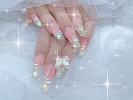 ラメグラデーション/パーツ放題
