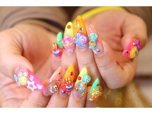 ネイル シャンブル(nail CHAMBRE)/スポンジボブネイル￥8150～