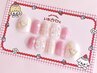 《サイズ測定付》普段ネイルできない方に♪ごほうびネイルチップ￥6500～