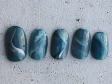 ルフトエーデ(LUFT Ode)/【Art 4】blue地層ネイル