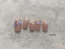 シンプリー ネイルアンドアイラッシュ 祖師谷大蔵店(Simpliee Nail&Eyelash)/ビジューネイル