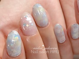 ニュアンスネイルマーブルネイル