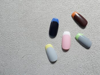 アバネイル 名駅店(AVA NAIL)/【ベース有フレンチネイル】