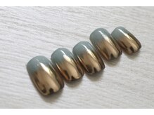 ココネイル/ミラーグラテーション