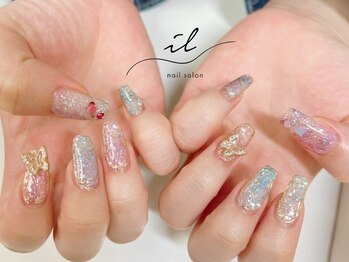 イル 神戸店/ラメ×囲みミラー