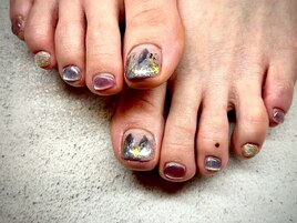 ニュアンスフットネイル☆