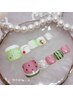 《フットジェル》定額ジェルアート　¥7,700