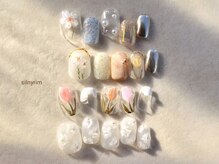 シルニー リム(Silny rim)/アシンメトリーニュアンスネイル