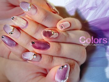 カラーズ広尾 ネイルラウンジ(Colors Hiroo Nail Lounge)/大人だけのスムースバイオレット