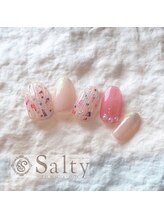 ネイルアンドアイラッシュサロン ソルティ 寺田町(salty)/5月6月選べるデザインコース