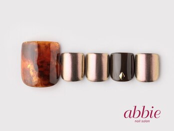 ネイルサロン アビー 宮益坂店(abbie)/べっこうフット ¥13178
