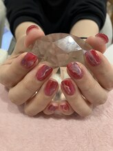 チェリーブロッサム(A CHERRY BLOSSOM)/赤と白のマーブルゴールドライン