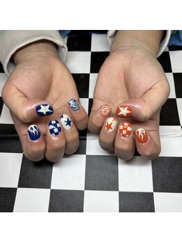 海外個性派ネイル