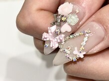 モカ 心斎橋(moca by Lee)/【miyuu】バレエコアネイル