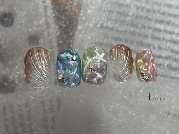 ミラーシェルネイル