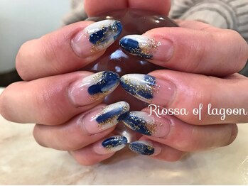 リオッサ オブ ラグーン(RIOSSA of Lagoon)/バイカラーでニュアンスマーブル