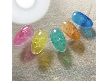 フレイムス アイラッシュ アンド ネイル(FRAMES)/Bubble　ネイル♪