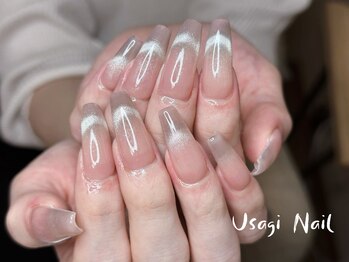 ウサギネイル 新大久保店(usagi nail)/ピンクネイル