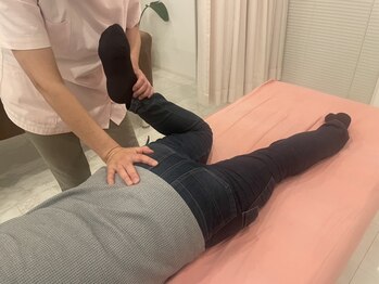 麻謝/膝の調整・股関節の調整