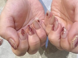 クリアレッドニュアンス☆*:.。