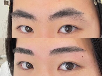ホワイトアイ 茶屋町(WHITE EYE)の写真/【男性のお客様も大歓迎☆】お顔の印象は8割眉で決まる!!眉毛を整えることで爽やかな印象に♪初回¥4480!!
