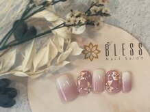 ネイルアンドアイラッシュサロン ブレス 長町南駅店(BLESS)/こだわりお花ネイル