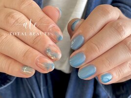 夏アシメネイル
