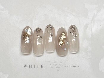 ホワイト(WHITE)/5月6月トレンドデザインコース